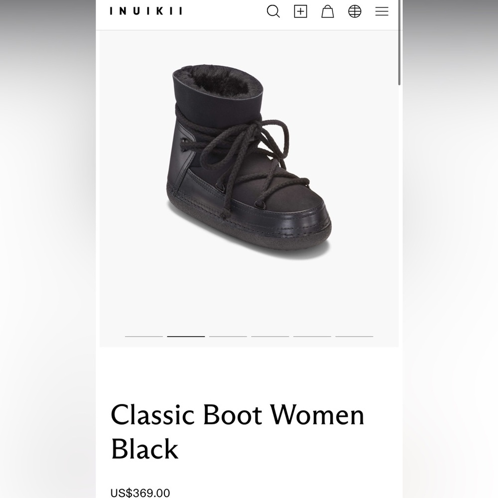 Inuikii moon boot snow winter sneaker leather boot